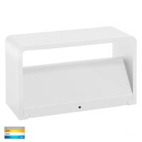Mia White TRI Colour Up & Down LED Wall Light