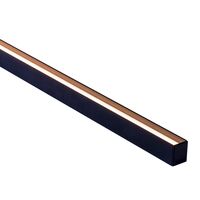 Suspended or Surface Mounted Black Aluminium Profile