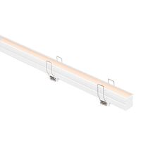 Deep White Recessed Anti Glare Winged Aluminium Profile