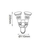 Double Spot With Sensor Par30