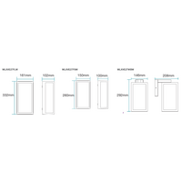 Vancouver E27 Flush Wall Exterior with PIR Sensor Matt Black