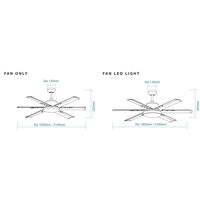 Albatross 72" DC Ceiling Fan With Remote