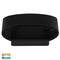 Luxe Black TRI Colour Up & Down LED Wall Light