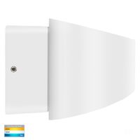 Luxe White TRI Colour Up & Down LED Wall Light