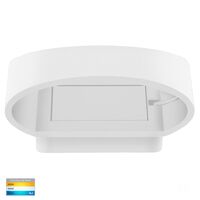 Luxe White TRI Colour Up & Down LED Wall Light