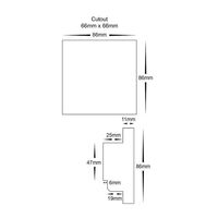 RGBC or RGBW Zone RF LED Strip Touch Panel Controller