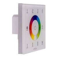 RGBC or RGBW Zone RF LED Strip Touch Panel Controller