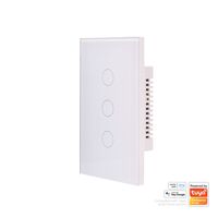 Wifi Three Gang White Wall Switch