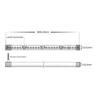 20w IP67 24v DC Side Bend Chasing RGB LED Strip