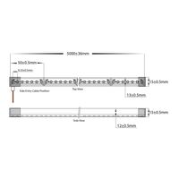 14.4w IP67 24v DC Top Bend HaviFlex Flexible Neon LED Strip 5500k