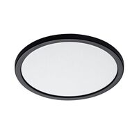 Fino 280mm LED Oyster Light 18w Tricolour Matt Black