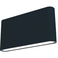 Integra 10W LED Tricolour Wall Exterior Medium Matt Black
