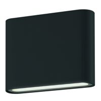 Integra 6W LED Tricolour Wall Exterior Small Matt Black