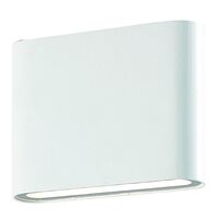 Integra 6W LED Tricolour Wall Exterior Small White