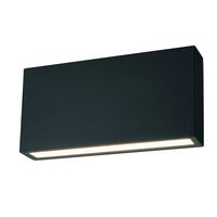 Modus 10W LED Tricolour Wall Exterior Medium Matt Black