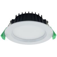 Titan II 10w Tricolour LED Downlight Kit  Matt White