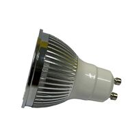 Boss 6w LED Globe GU10 5000k 60 Degree COB Facetted Reflector