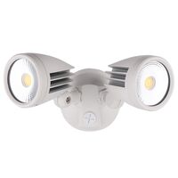 Fortress II LED Flood Light Outdoor Double Spot 2 x 15w Tricolour White