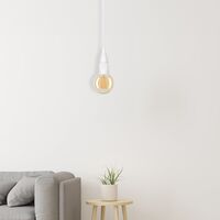 Brilliant Cord Set White DIY Pendant Light Suspension Kit