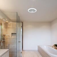 Brilliant White Whisper High-Velocity ø285mm Exhaust Fan