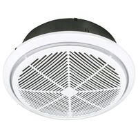 Brilliant White Whisper High-Velocity ø285mm Exhaust Fan