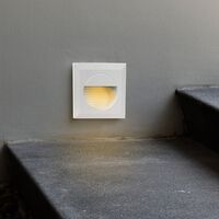Brilliant White Lachlan LED Square Step Light