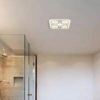 Brilliant White Velocity-II 4+1 Light 3-In-1 Bathroom Mate