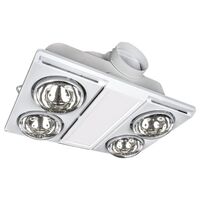 Brilliant White Supernova-II 4+1 Light 3-In-1 Bathroom Mate