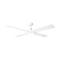 Brilliant White Tempest-Supreme 52” AC Ceiling Fan with Light