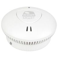 Brilliant White Smart Wi-Fi Interconnected Smoke Alarm