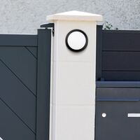 Brilliant Black Kensley 20W Impact Poly LED Bunker Light