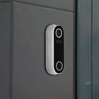 Brilliant White Smart Wi-Fi Video Doorbell and Chime