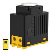 Brilliant Smart Black 2 Wire Push Button Dimmer Mech