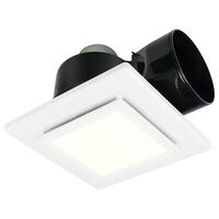 Brilliant White Sarico 325mm LED CCT Exhaust Fan