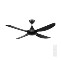 Brilliant Black Vector 56" DC Ceiling Fan