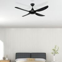 Brilliant Black Vector 56" DC Ceiling Fan