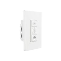 Brilliant Smart White Wi-Fi Ceiling Fan Wall Controller