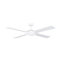 Brilliant White with White Blades Tempest 52'' AC Ceiling Fan
