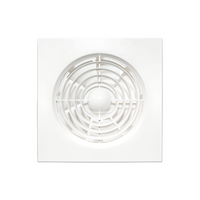 HPM 150mm Exhaust Fan with Humidity Sensor White