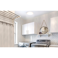 HPM Non-ducted Ceiling Exhaust Fan with Integrated LED Light White