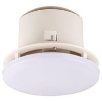 HPM Non-ducted Ceiling Exhaust Fan with Integrated LED Light White