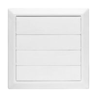 HPM Gravity Ventilation Grille 150mm White