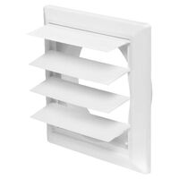 HPM Gravity Ventilation Grille 150mm White