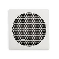 HPM 200mm 35W Square Exhaust Fan White