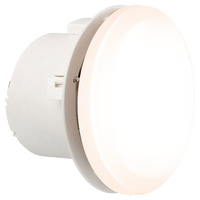 HPM Non-ducted Ceiling Exhaust Fan with Integrated LED Light White