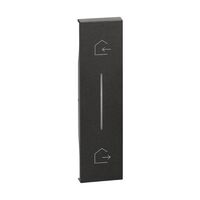 Living Now with Netatmo Clip-In Wireless Master Switch Cover Black