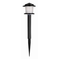 HPM 12V a.c. 5W Halogen Weatherproof Bollard and Path Garden Light Black