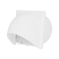 HPM 150mm External Weatherproof Cowl Ventilation Grille White