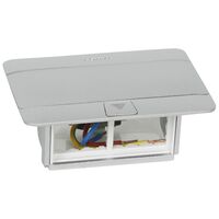 Legrand 4 Module Pop-up Box Aluminium