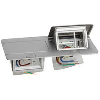 Legrand 6 Module Pop-up Box Aluminium